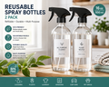 Reusable Spray Bottles 2 Pack