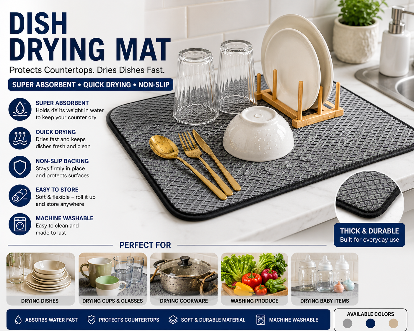 Dish Drying Mat